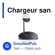 Chargeur sans fil magnétique 15W Hama - Miniature 1