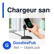 Chargeur sans fil magnétique 15W Hama - Miniature 2