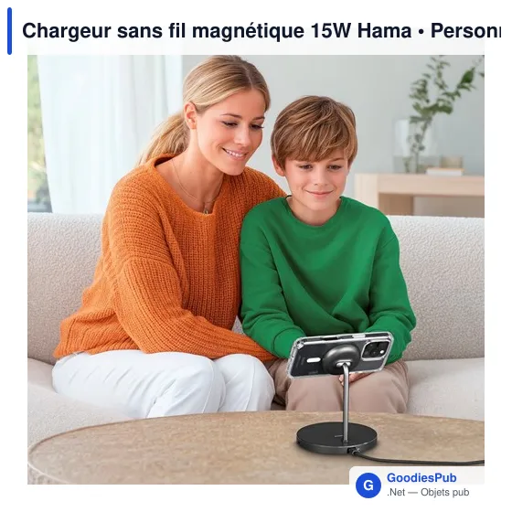 Chargeur sans fil magnétique 15W Hama - Image 12