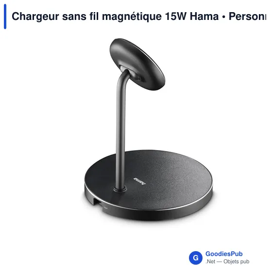 Chargeur sans fil magnétique 15W Hama - Image 3