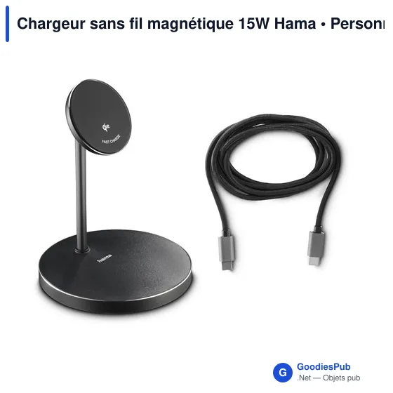 Chargeur sans fil magnétique 15W Hama - Image 4