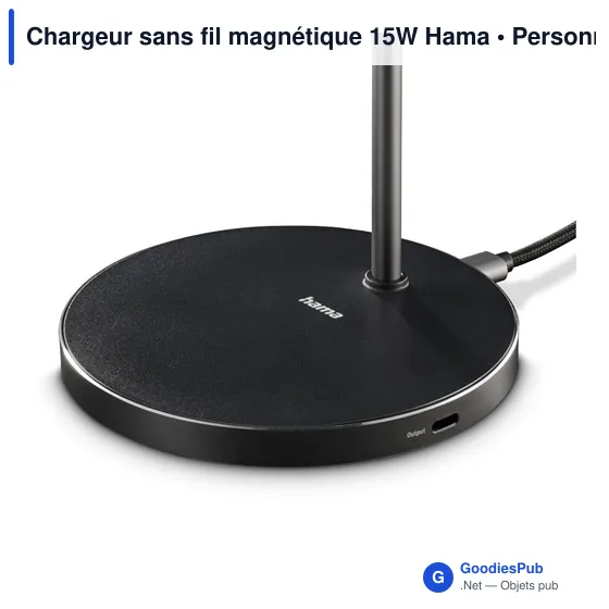 Chargeur sans fil magnétique 15W Hama - Image 5