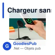Chargeur sans fil magnétique 2 en 1 15W Hama - Miniature 2