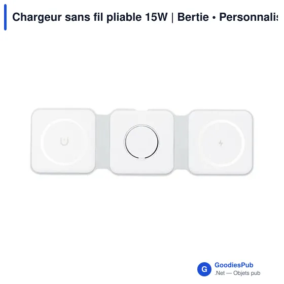 Chargeur sans fil pliable 15W | Bertie - Image 7