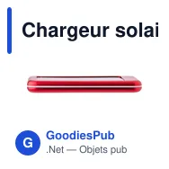 Chargeur solaire personnalisable en aluminium avec logo - Tycho - Miniature 9