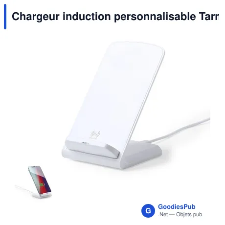 Chargeur induction personnalisable Tarmix avec logo