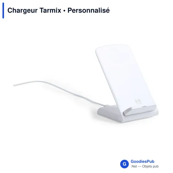Chargeur induction personnalisable Tarmix avec logo - Image 2
