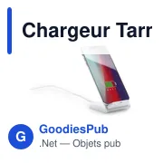 Chargeur induction personnalisable Tarmix avec logo - Miniature 4