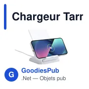 Chargeur induction personnalisable Tarmix avec logo - Miniature 5