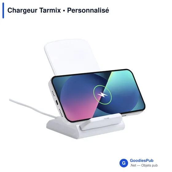 Chargeur induction personnalisable Tarmix avec logo - Image 5