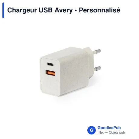 Chargeur USB Avery