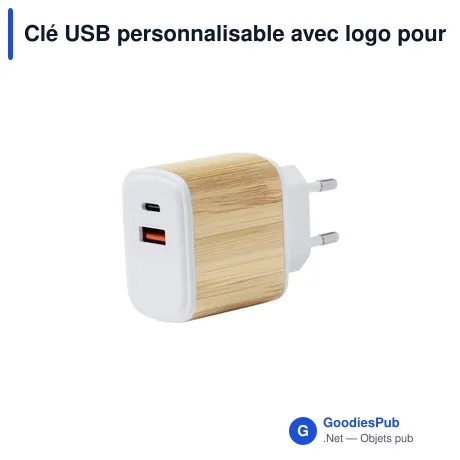 Clé USB personnalisable avec logo pour entreprises et événements