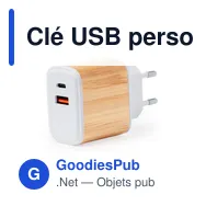 Clé USB personnalisable avec logo pour entreprises et événements - Miniature 3