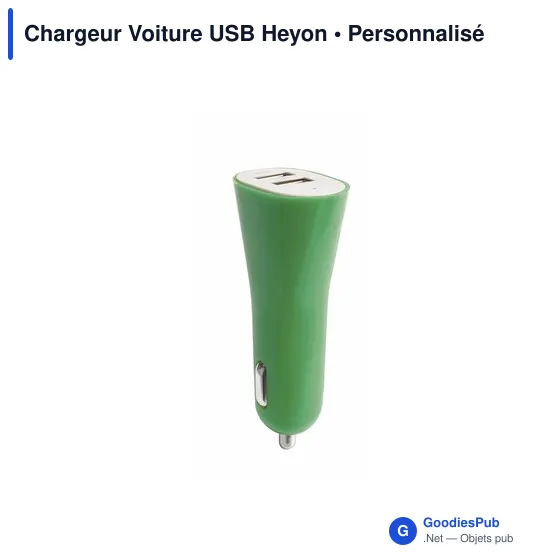 Clé USB personnalisable avec logo pour chargeur allume-cigare - Image 2