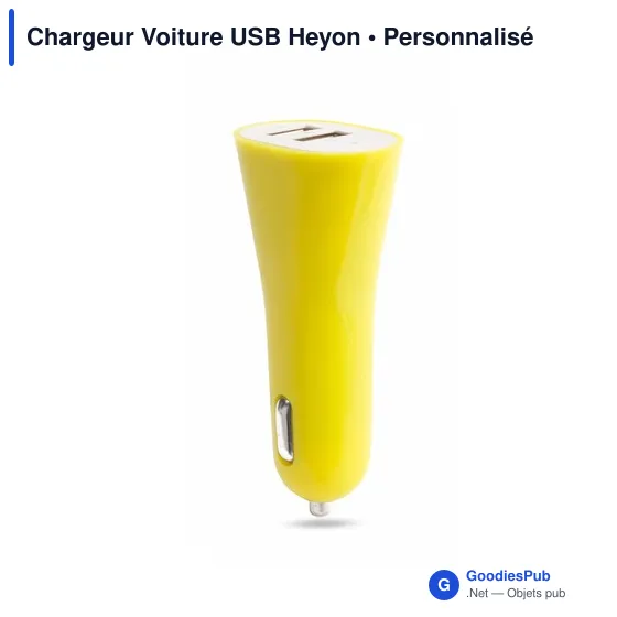 Clé USB personnalisable avec logo pour chargeur allume-cigare - Image 3