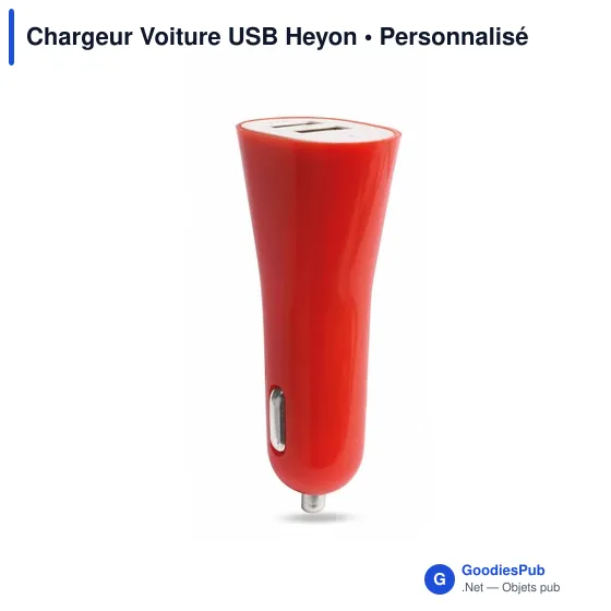 Clé USB personnalisable avec logo pour chargeur allume-cigare - Image 9
