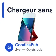 Chargeur sans fil personnalisable Zirnal avec logo - 15W - Miniature 11