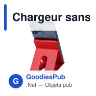 Chargeur sans fil personnalisable Zirnal avec logo - 15W - Miniature 6
