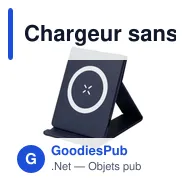 Chargeur sans fil personnalisable Zirnal avec logo - 15W - Miniature 7