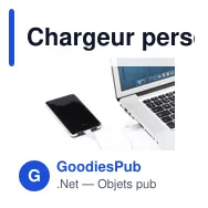 Chargeur personnalisable en ABS 5 000mAh avec logo - Jerry - Miniature 11