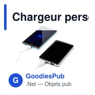 Chargeur personnalisable en ABS 5 000mAh avec logo - Jerry - Miniature 12