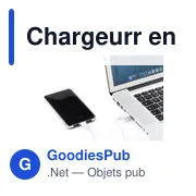 Chargeur personnalisable en ABS 5 000mAh avec logo - Jerry - Miniature 4