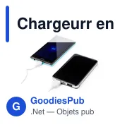 Chargeur personnalisable en ABS 5 000mAh avec logo - Jerry - Miniature 5