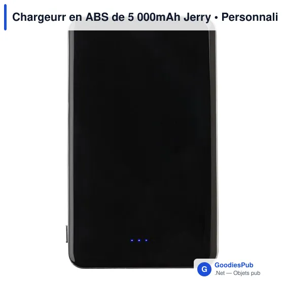 Chargeur personnalisable en ABS 5 000mAh avec logo - Jerry - Image 8