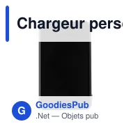 Chargeur personnalisable en ABS 5 000mAh avec logo - Jerry - Miniature 10