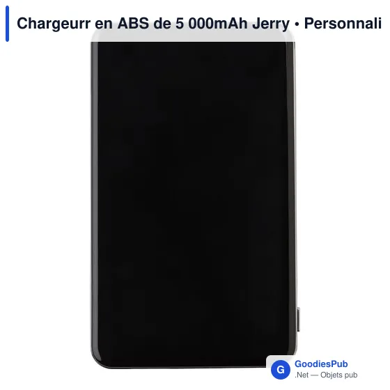 Chargeur personnalisable en ABS 5 000mAh avec logo - Jerry - Image 10
