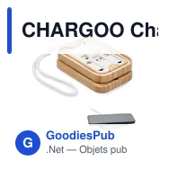 CHARGOO Chargeur sans fil 15W bambou - Miniature 1