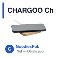 CHARGOO Chargeur sans fil 15W bambou - Miniature 2