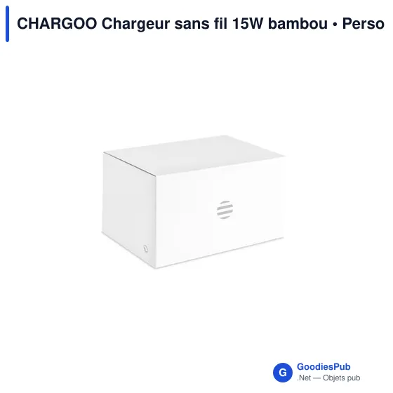 CHARGOO Chargeur sans fil 15W bambou - Image 6