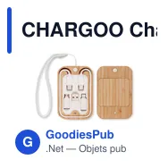 CHARGOO Chargeur sans fil 15W bambou - Miniature 8