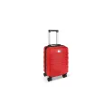 Variante Rouge - Valise trolley cabine personnalisable 18 pouces avec logo - ABS et polyester