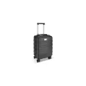 Variante Noir - Valise trolley cabine personnalisable 18 pouces avec logo - ABS et polyester