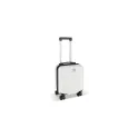 Variante Blanc - Valise trolley sous le siège personnalisable 14 pouces avec logo - ABS et polyester