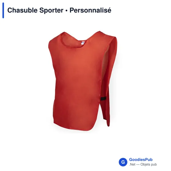 Chasuble sportif personnalisable avec logo - Chasuble Sporter - Image 3