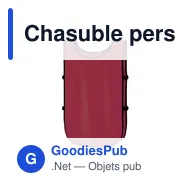 Chasuble personnalisable en polyester avec logo - Chasuble Stegan - Miniature 4