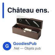 Coffret accessoires à vin personnalisable avec logo - Château ens. de sommelier - Miniature 4