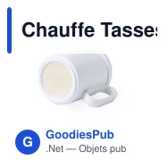 Chauffe Tasses Chargeur Kalan - Miniature 3