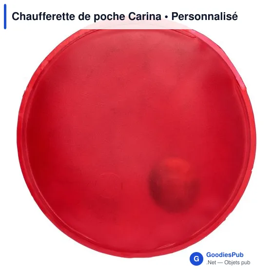 Chaufferette de poche personnalisable Carina avec logo - Image 3