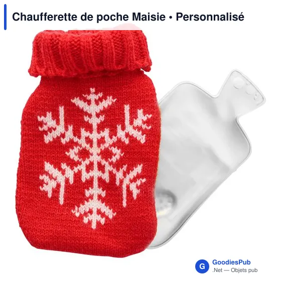 Chaufferette de poche personnalisable Maisie avec logo - Image 3