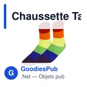 Chaussettes personnalisables Tarox avec logo - Design Rainbow - Miniature 5
