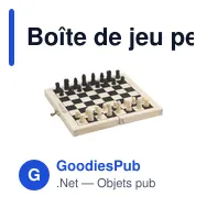 Boîte de jeu personnalisable CheckMate Game Box 3-in-1 avec logo - Miniature 3