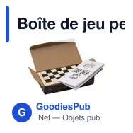 Boîte de jeu personnalisable CheckMate Game Box 3-in-1 avec logo - Miniature 8