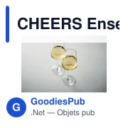 CHEERS Ensemble de 2 verres à vin - Miniature 6
