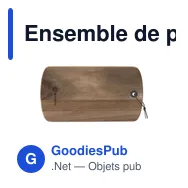 Ensemble de plateau à fromage personnalisable avec logo - 4 pièces - Miniature 5