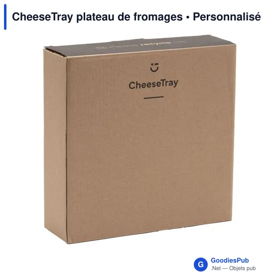 Plateau à fromage personnalisable avec logo - CheeseTray - Image 1