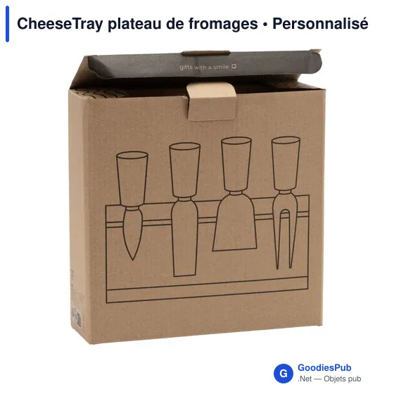 Plateau à fromage personnalisable avec logo - CheeseTray - Image 2